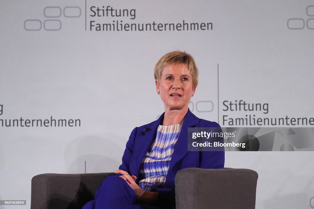 European Finance Ministers And Key Speakers At German Foundation Of Family Businesses