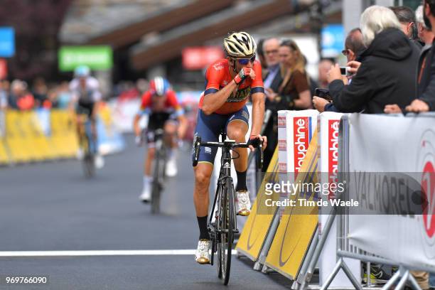 Arrival / Vincenzo Nibali of Italy and Bahrain Merida Pro Team / during the 70th Criterium du Dauphine 2018, Stage 5 a 130km stage from Grenoble to...