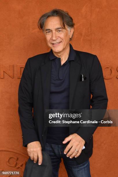 Richard Berry attends the 2018 French Open - Day Thirteen at Roland Garros on June 8, 2018 in Paris, France.