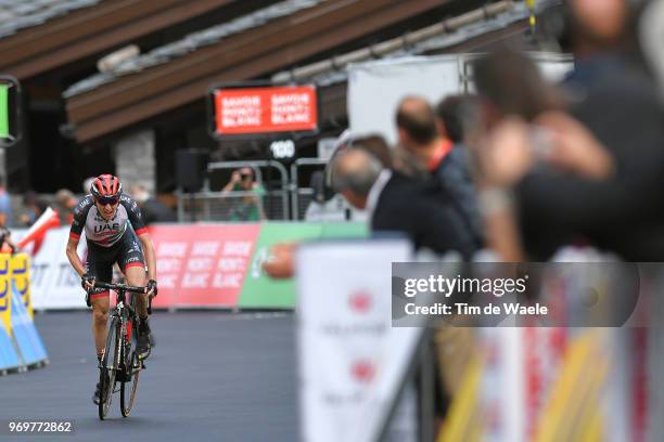 Sprint / Arrival / Daniel Martin of Ireland and UAE Team Emirates / Celebration / during the 70th Criterium du Dauphine 2018, Stage 5 a 130km stage...