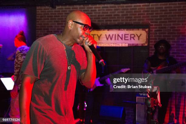Dave Chappelle attends as special guest for pop-up jam during DC Jazz Festival at City Winery on June 7, 2018 in Washington, DC.
