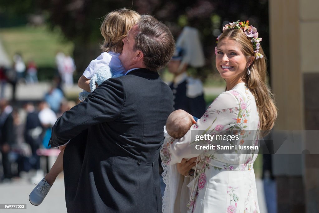 Christening  Of Princess Adrienne Of Sweden