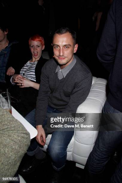 Richard Nicol was seen at the trendy restaurant "Sketch", London. On February 22, 2010