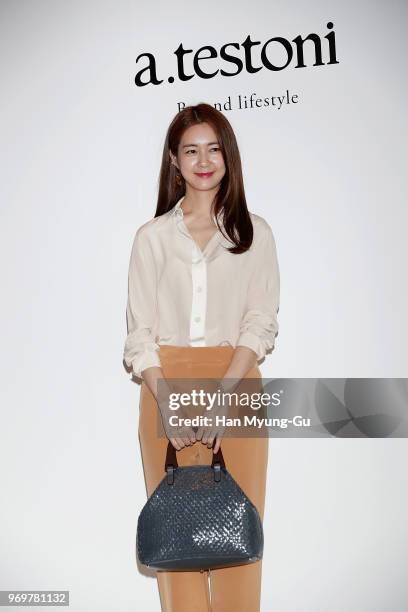 South Korean actress Lee Yo-Won attends the 'a.testoni' Launch Photocall on June 7, 2018 in Seoul, South Korea.