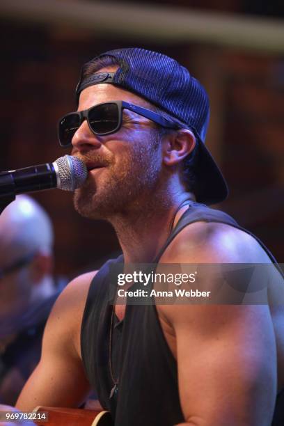 Recording artist Kip Moore performs onstage in the HGTV Lodge at CMA Music Fest on June 8, 2018 in Nashville, Tennessee.