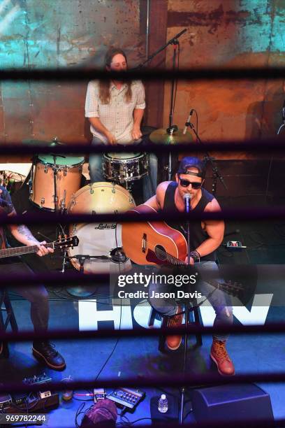 Recording artist Kip Moore performs onstage in the HGTV Lodge at CMA Music Fest on June 8, 2018 in Nashville, Tennessee.