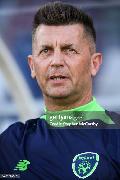 Dublin , Ireland - 8 June 2018; Republic of Ireland head coach Colin Bell prior to the 2019 FIFA Women's World Cup Qualifier match between Republic...