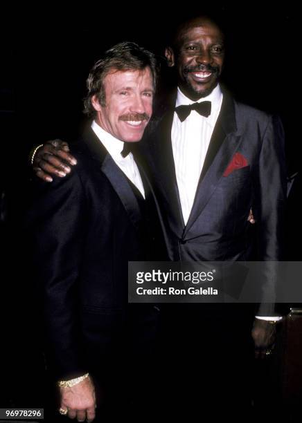 Chuck Norris and Louis Gossett Jr.