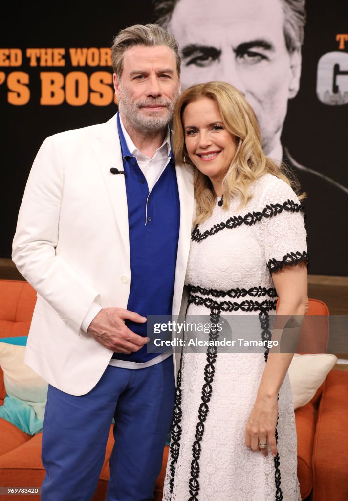 Celebrities Visit Univision's "Despierta America"