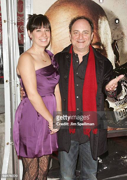 Actor Kevin Pollak and guest attend the premiere of "Cop Out" at AMC Loews Lincoln Square 13 on February 22, 2010 in New York City.