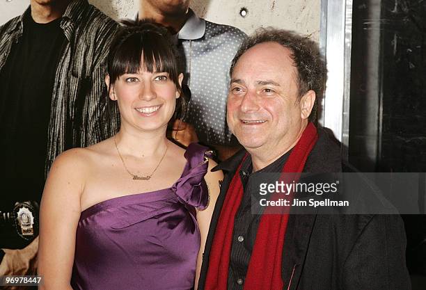Actor Kevin Pollak and guest attend the premiere of "Cop Out" at AMC Loews Lincoln Square 13 on February 22, 2010 in New York City.