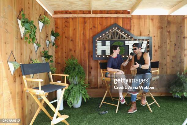 Recording artist Kip Moore is interviewed at the HGTV Lodge at CMA Music Fest on June 8, 2018 in Nashville, Tennessee.