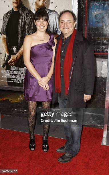 Actor Kevin Pollak and guest attend the premiere of "Cop Out" at AMC Loews Lincoln Square 13 on February 22, 2010 in New York City.