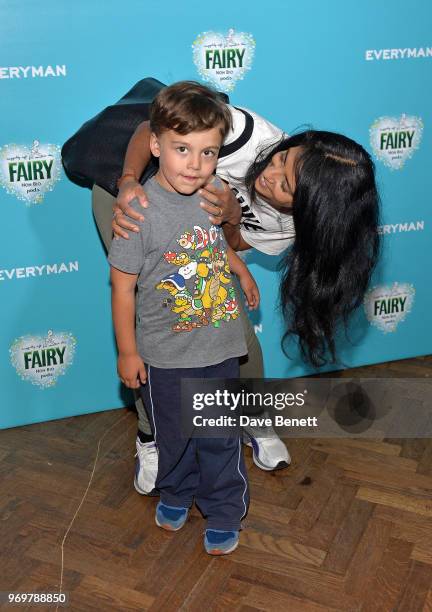 Konnie Huq attends a Grand Day Out as Fairy Non-Bio & Everyman Cinema launches the Family Club film series at The Everyman Cinema on June 8, 2018 in...