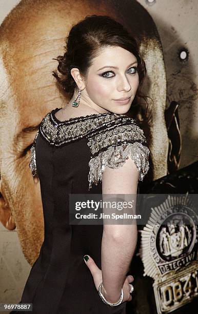 Actress Michelle Trachtenberg attends the premiere of "Cop Out" at AMC Loews Lincoln Square 13 on February 22, 2010 in New York City.