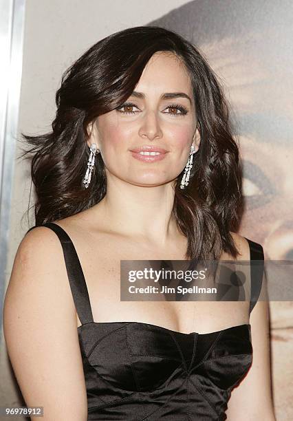 Actress Ana de la Reguera attends the premiere of "Cop Out" at AMC Loews Lincoln Square 13 on February 22, 2010 in New York City.