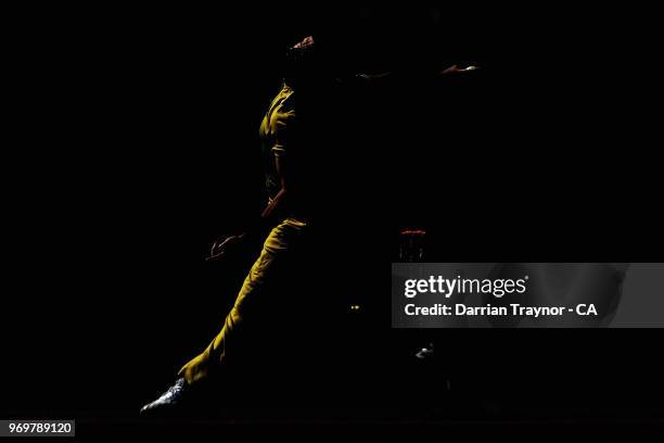 Dan Christian of The Australian Indigenous Men's cricket team bowls during a match against Sussex at Hove on June 8 United Kingdom. This year marks...