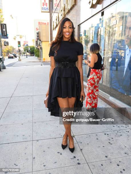 Kim Glass is seen on June 07, 2018 in Los Angeles, California.