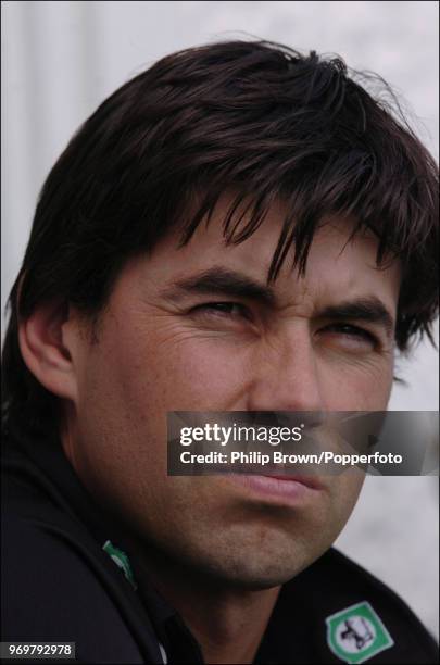 New Zealand captain Stephen Fleming before the start of play in the tour match between Worcestershire and the New Zealanders at New Road, Worcester,...