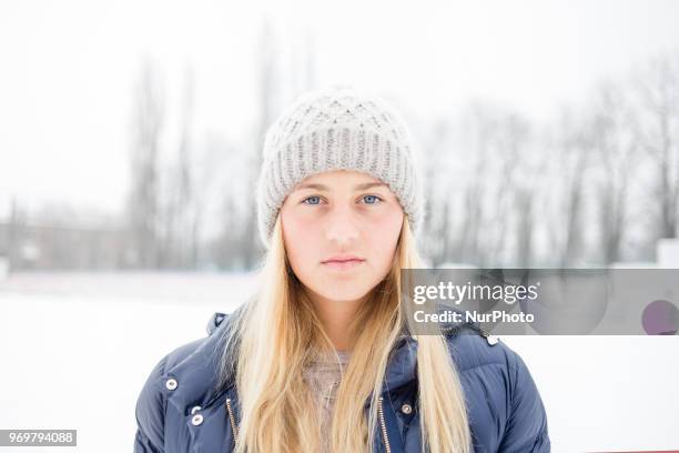 Marta Kostyuk at her training facility in Kiev, Ukraine on February 2018. Marta Kostyuk is a Ukrainian tennis player. In 2018 Kostyuk became the...