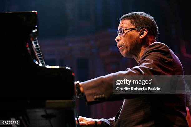 Herbie Hancock performs at the Royal Albert Hall on July 11, 2009 in London, England.