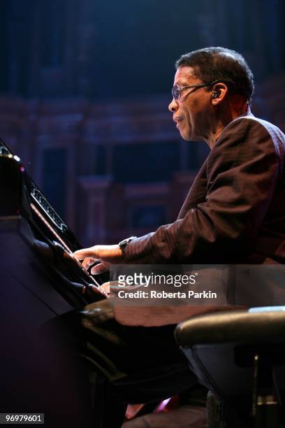 Herbie Hancock performs at the Royal Albert Hall on July 11, 2009 in London, England.