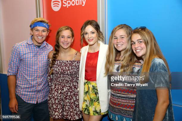 Jillian Jacqueline attends the Spotify's Music Streaming Lounge at Music City Convention Center on June 8, 2018 in Nashville, Tennessee.