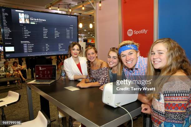 Jillian Jacqueline attends the Spotify's Music Streaming Lounge at Music City Convention Center on June 8, 2018 in Nashville, Tennessee.