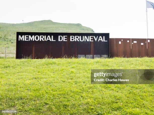 the bruneval coast and  memorial, normandy, france. may - alabaster coast stock pictures, royalty-free photos & images