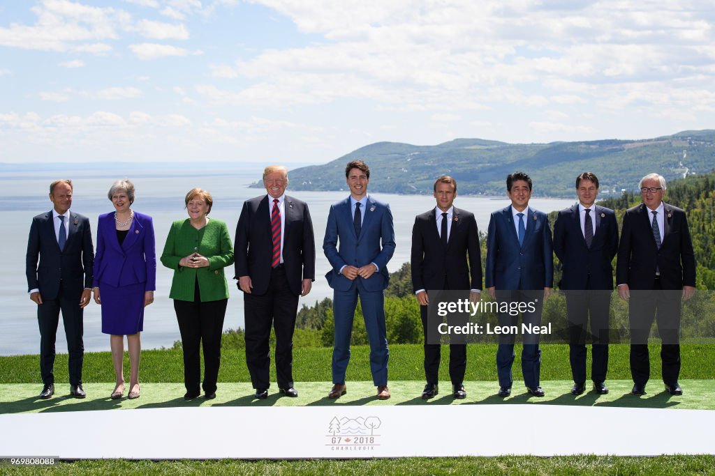 Heads Of State Attend G7 Meeting In Quebec - Day One