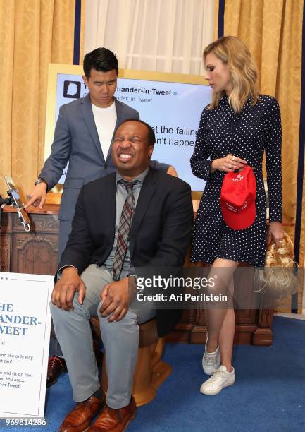 The Daily Show correspondents Ronny Chieng, Roy Wood Jr. And Desi Lydic attend Comedy Central's The Daily Show Presents: The Donald J. Trump...