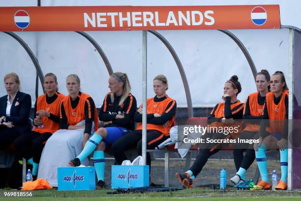 Desiree van Lunteren of Holland Women, Kelly Zeeman of Holland Women, Stephanie van der Gragt of Holland Women, Jennifer Vreugdenhil of Holland...