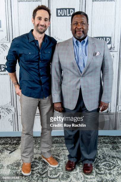 Tim Rouhana and Wendell Pierce discuss "One Last Thing" with the Build Series at Build Studio on June 8, 2018 in New York City.