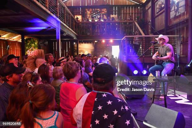 Recording artist Jon Pardi performs onstage in the HGTV Lodge at CMA Music Fest on June 8, 2018 in Nashville, Tennessee.