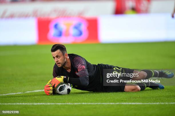 Lukasz Fabianski of Poland during International Friendly match between Poland and Chile on June 8, 2018 in Poznan, Poland.