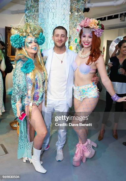 Ty Wood attends the launch of Sky Ocean Rescue's 'Pass On Plastic Experience' on June 8, 2018 in London, England.