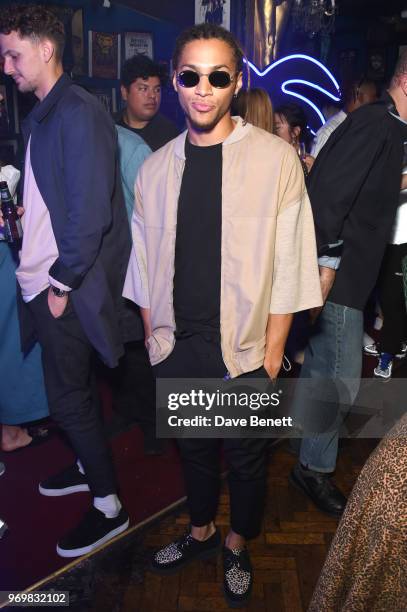 Bluey Robinson attends the TOPMAN LFWM party during London Fashion Week Men's June 2018 at the Phoenix Artist Club on June 8, 2018 in London, England.