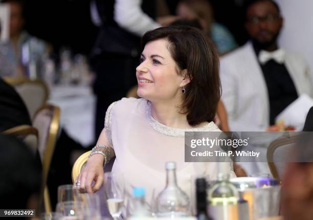 Jane Hill attends the 2018 Diva Awards at The Waldorf Hilton Hotel on June 8, 2018 in London, England.