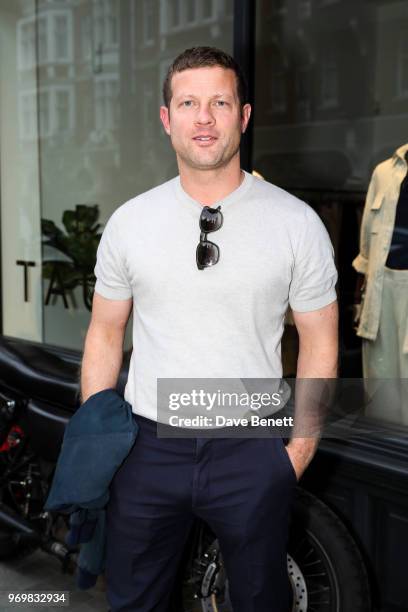 Dermot O'Leary attends Kirk Originals: Made in England SS19 during London Fashion Week Men's June 2018 at The Private White VC Store on June 8, 2018...