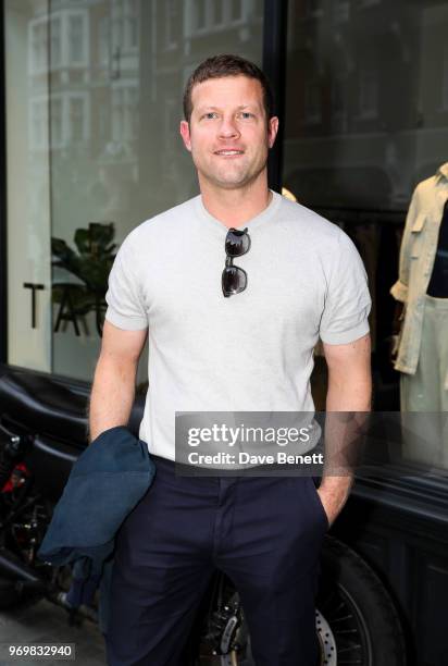 Dermot O'Leary attends Kirk Originals: Made in England SS19 during London Fashion Week Men's June 2018 at The Private White VC Store on June 8, 2018...