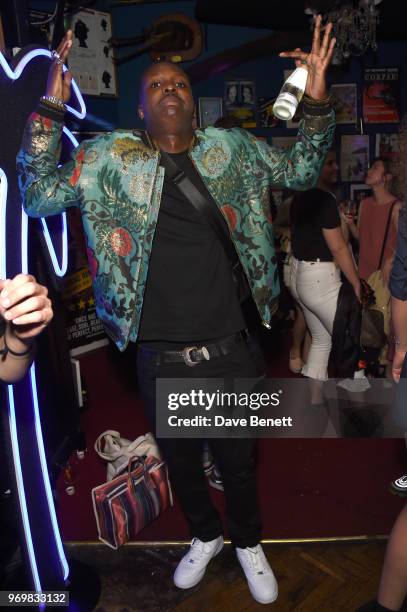 Jamal Edwards attends the TOPMAN LFWM party during London Fashion Week Men's June 2018 at the Phoenix Artist Club on June 8, 2018 in London, England.