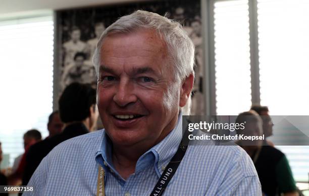 Hannes Bongarts is seen during the Club Of Former National Players Meeting at BayArena on June 8, 2018 in Leverkusen, Germany.