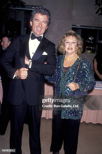 Actor Patrick Duffy and wife Carlyn Rosser attend the Third Annual Fire and Ice Ball on December 2, 1992 at Beverly Hilton Hotel in Beverly Hills,...