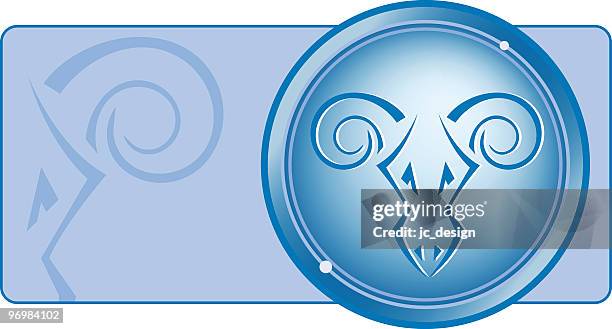 widder zodiac series - ehemalige griechische währung stock-grafiken, -clipart, -cartoons und -symbole