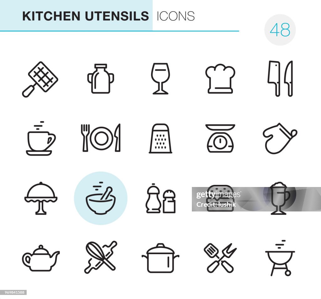 Kitchen Utensils - Pixel Perfect icons