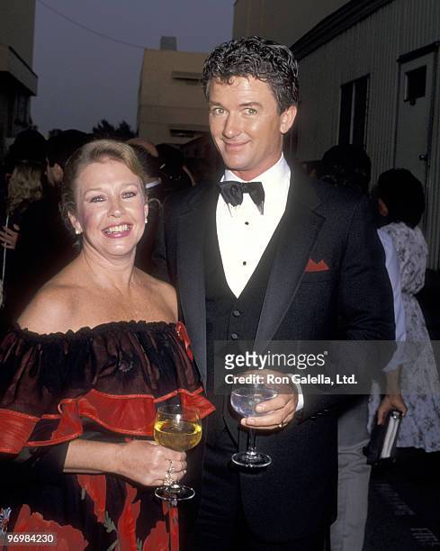 Actor Patrick Duffy and wife Carlyn Rosser attend the 24th Annual Academy of Country Music Awards at Walt Disney Studios in Burbank, California.