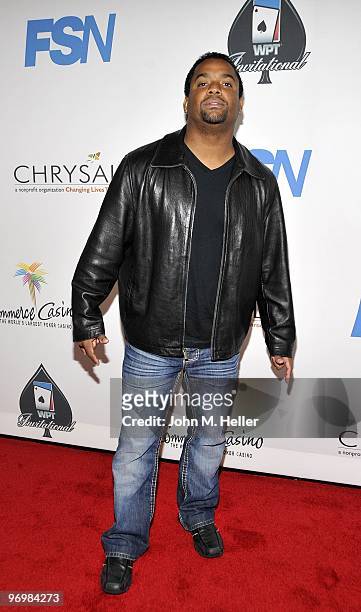 Actor Alfonso Ribeiro attends the 8th Annual World Poker Tour Invitational at Commerce Casino on February 20, 2010 in City of Commerce, California.