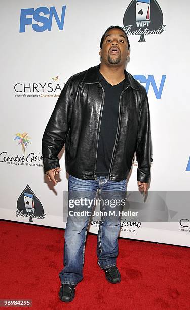 Actor Alfonso Ribeiro attends the 8th Annual World Poker Tour Invitational at Commerce Casino on February 20, 2010 in City of Commerce, California.