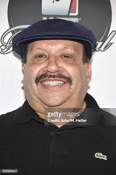 Host Chuy Bravo attends the 8th Annual World Poker Tour Invitational at Commerce Casino on February 20, 2010 in City of Commerce, California.