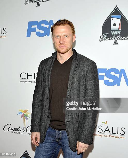 Actor Kevin McKidd attends the 8th Annual World Poker Tour Invitational at Commerce Casino on February 20, 2010 in City of Commerce, California.